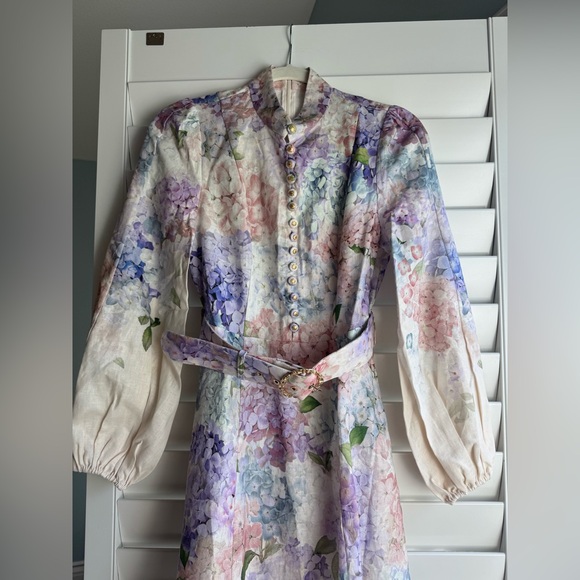 Zimmermann DAWNING BUTTONED MIDI DRESS - Picture 4 of 7